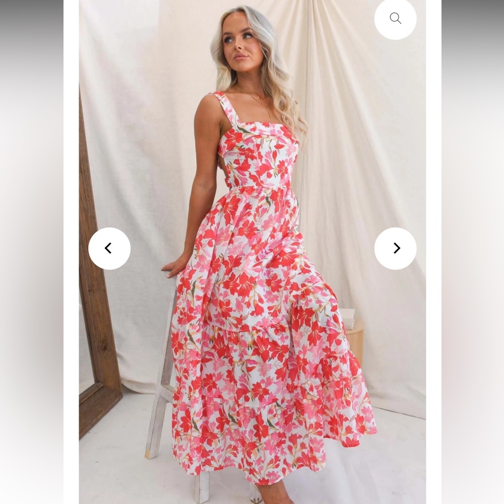 NWT Indikah Light Hearted Maxi Dress Size S